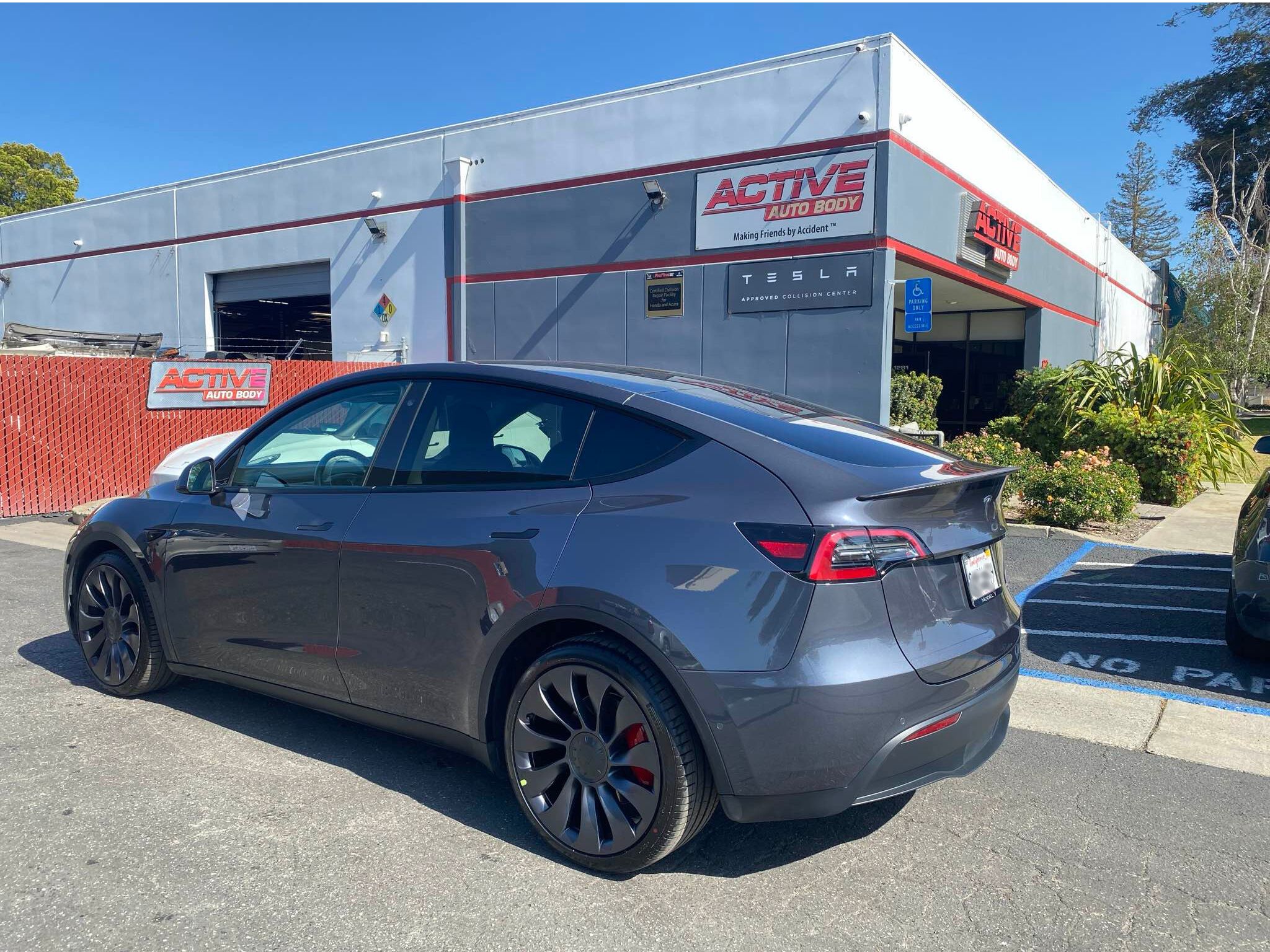 Tesla certified collision repair